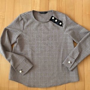 Zara Basics office blouse